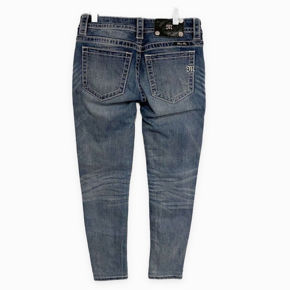 Miss Me | Mid Rise Skinny Jeans Stretch Cotton Blue Size 25 - Picture 2 of 7